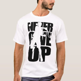ネバーギブアップテニス Tシャツ