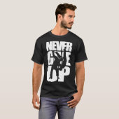 ネバーギブアップ柔道 Tシャツ (正面フル)