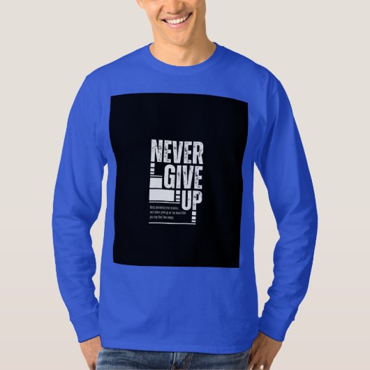 ネバーギブアップTシャツ Tシャツ (正面)