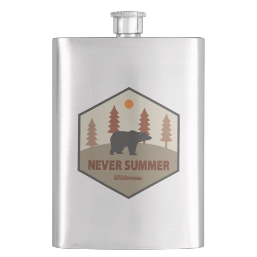 ネバーサマーウィルダネスコロラドベアー フラスク (正面)