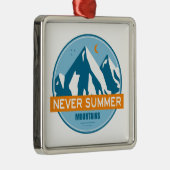 ネバーサマーマウンテンズコロラドスターズムーン メタルオーナメント (右)