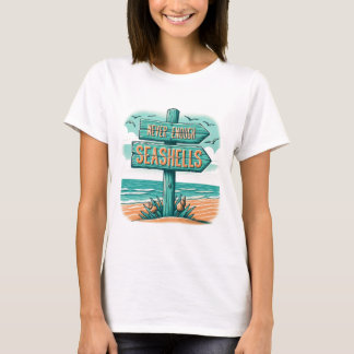 ネバーシーシェルビーチ Tシャツ
