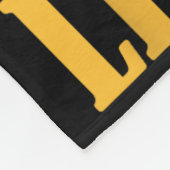 ネバースキップレッグの日の重量挙げトレーニング フリースブランケット (角)