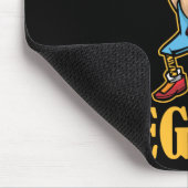 ネバースキップレッグの日の重量挙げトレーニング マウスパッド (コーナー)