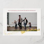 ネバーツーオールド ホワイト フォト 箔シーズンカード (正面)