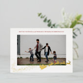 ネバーツーオールド ホワイト フォト 箔シーズンカード (立ち正面)