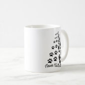 ネバードゥッグ猫好き コーヒーマグカップ (正面右)