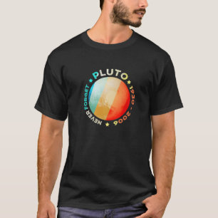 ネバープ忘れルートSおもしろいレトロプラネット宇宙シエ Tシャツ