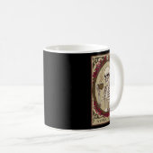 ネバーベターおもしろいスカルハロウィン男性へ コーヒーマグカップ (正面右)