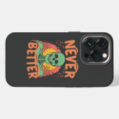 ネバーベター スケルトン ハロウィン iPhoneケース (裏面横)