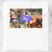 ネバーミンディステッカー 長方形シール (バッグ)