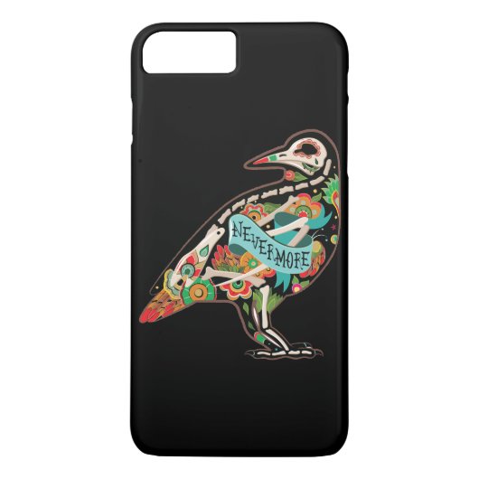 ネバーモアシュガースカルレイヴン Case-Mate iPhoneケース (裏面)