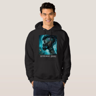 ネバーモアデザインCyberpunk Warrior Sweatshirt パーカ
