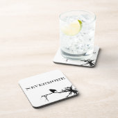 ネバーモアラーベンポーブーダーアランポー引用文 コースター (右側)