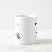ネバーモアラーベンポーブーダーアランポー引用文 コーヒーマグカップ (中央)