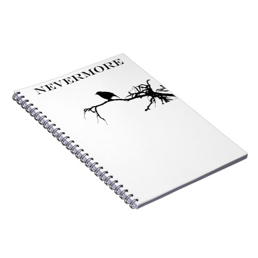 ネバーモアラーベンポーブーダーアランポー引用文 ノートブック (右側)