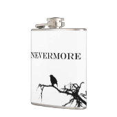 ネバーモアラーベンポーブーダーアランポー引用文 フラスク (左)