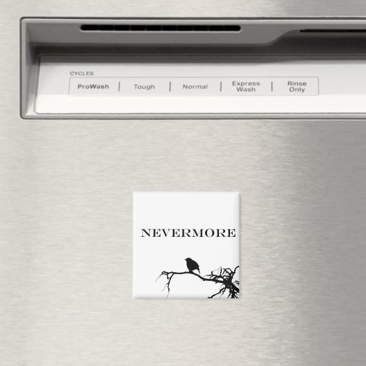 ネバーモアラーベンポーブーダーアランポー引用文 マグネット (インサイチュ (食洗機))