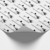 ネバーモアラーベンポーブーダーアランポー引用文 ラッピングペーパー (コーナー)