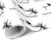 ネバーモアラーベンポーブーダーアランポー引用文 ラッピングペーパー (ロールコーナー)