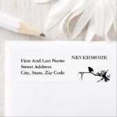 ネバーモアラーベンポーブーダーアランポー引用文 ラベル (インサイチュ)