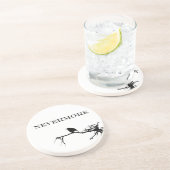 ネバーモアレーヴンポエムエドガーアランポエデザイン コースター (側面)