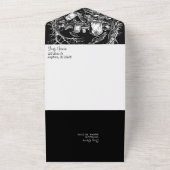 ネバーモア墓地 オールインワン招待状 (外側)