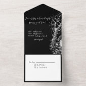 ネバーモア墓地 オールインワン招待状 (内側)