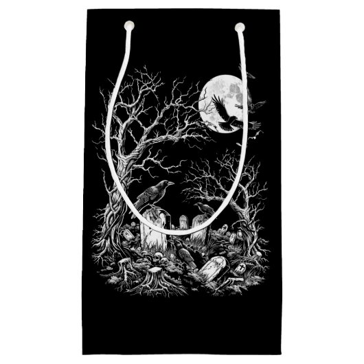 ネバーモア墓地 スモールペーパーバッグ (正面)