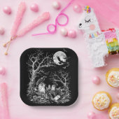 ネバーモア墓地 ペーパープレート (パーティー)