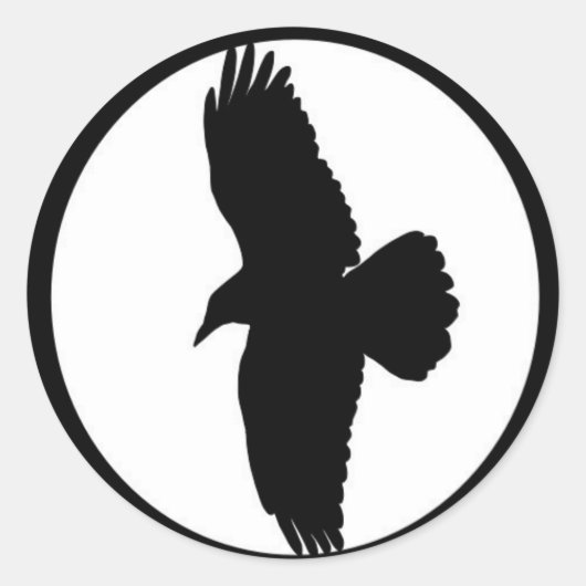 ネバーモア超常現象シール ラウンドシール (正面)