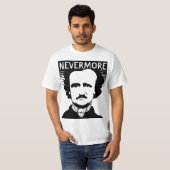 ネバーモア エドガー・アラン・ポー Tシャツ (正面フル)