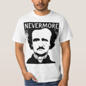 ネバーモア エドガー・アラン・ポー Tシャツ (正面)