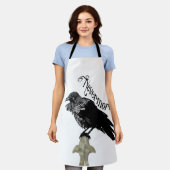 ネバーモア・レイヴン エプロン (着用した状態)