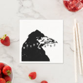 ネバーモア・レイヴン・オブ・エドガー・アラン・ポー スタンダードカクテルナプキン (インサイチュ)