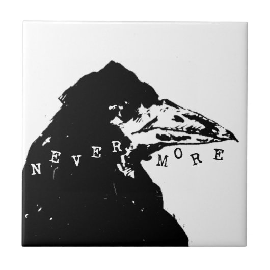 ネバーモア・レイヴン・オブ・エドガー・アラン・ポー タイル (正面)