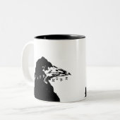 ネバーモア・レイヴン・オブ・エドガー・アラン・ポー ツートーンマグカップ (正面左)