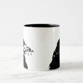 ネバーモア・レイヴン・オブ・エドガー・アラン・ポー ツートーンマグカップ (中央)