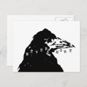 ネバーモア・レイヴン・オブ・エドガー・アラン・ポー ポストカード (正面/裏面)