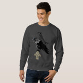 ネバーモア・レイヴン スウェットシャツ (正面フル)