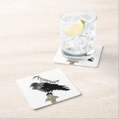 ネバーモア・レイヴン スクエアペーパーコースター (インサイチュ)