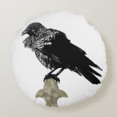 ネバーモア・レイヴン ラウンドクッション (裏面)