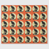 ネバーモア・レイヴン ラッピングペーパー (フラット)