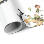 ネバーランドアドベンチャーピーター失ったウェンディボーイズ ラッピングペーパー (ロールコーナー)