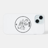 ネバー51 ビーバー vs イーグル iPhone 15ケース (裏面横)