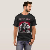 ネバー・イールド・ラザーバックスTシャツ Tシャツ (正面フル)