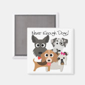 『ネバー・エッチ・ドッグ』 マグネット (正面/裏面)