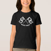 ネバー・オベイ! キッズTシャツ トライブレンドTシャツ (正面)