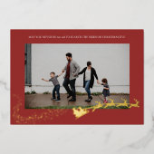 ネバー・トゥー・オールド レッド フォト 箔シーズンカード (正面)