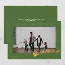 ネバー・トゥ・オールド グリーン フェイクゴールド グリッター フォト